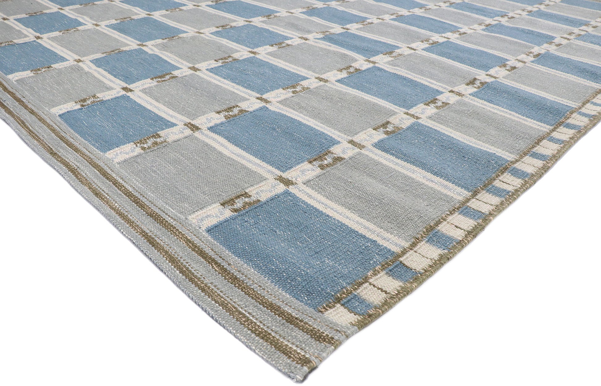 10 x 13 Swedish Inspired Kilim Rug 30650