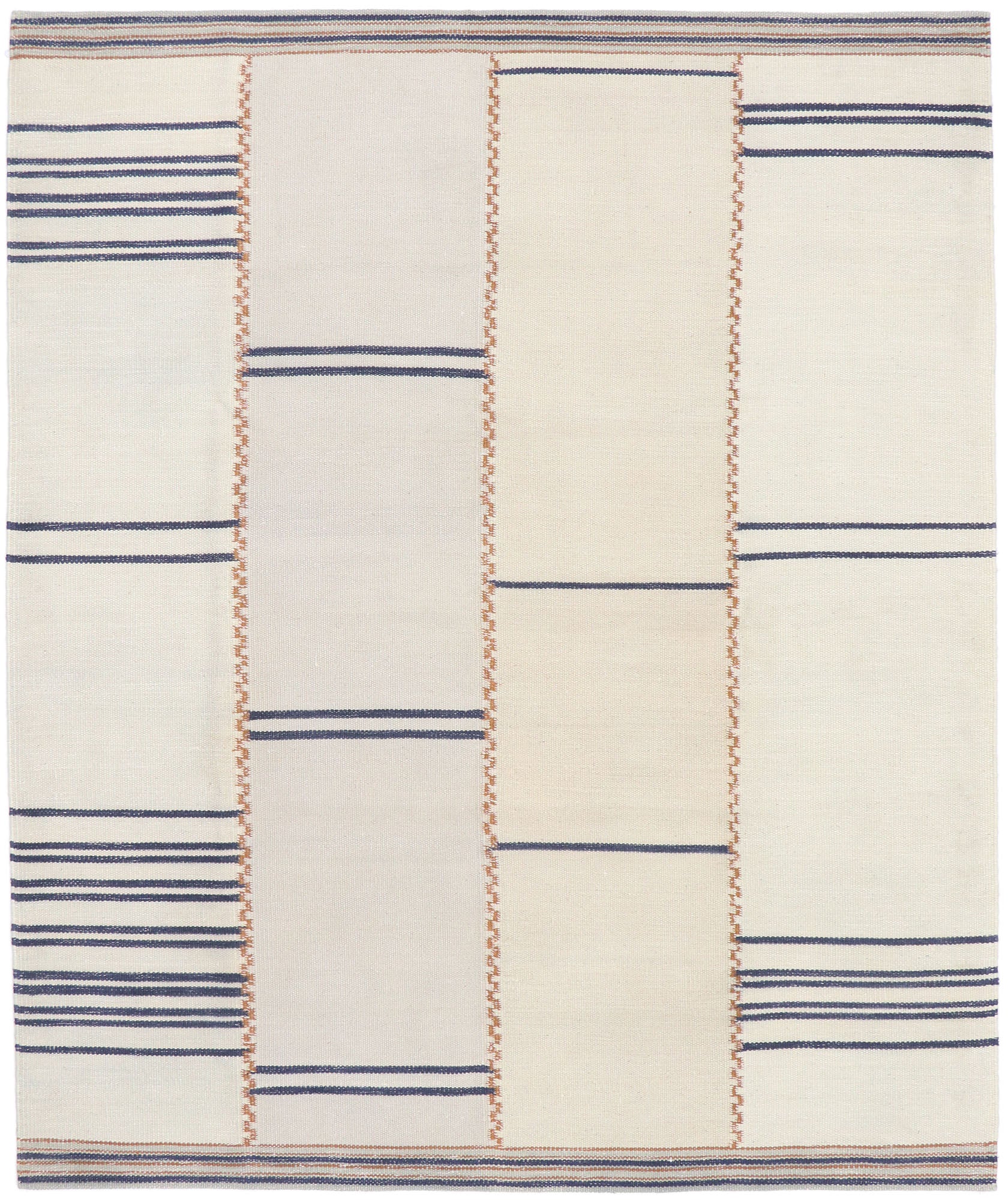 8 x 10 Swedish Inspired Kilim Rug 30652