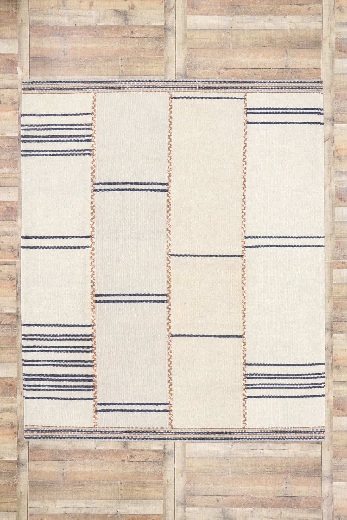 8 x 10 Swedish Inspired Kilim Rug 30652