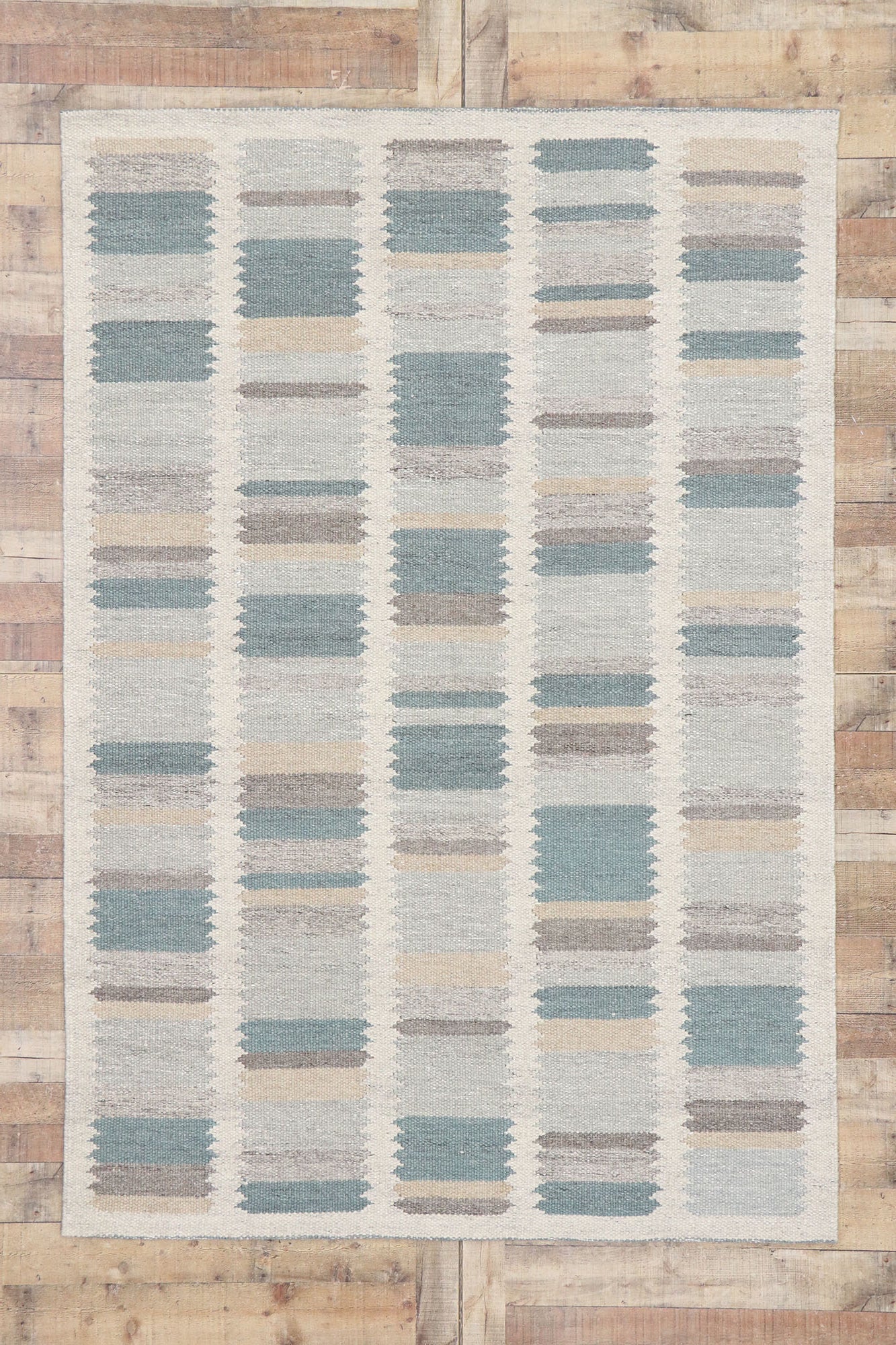 5 x 8 Swedish Inspired Kilim Rug 30655