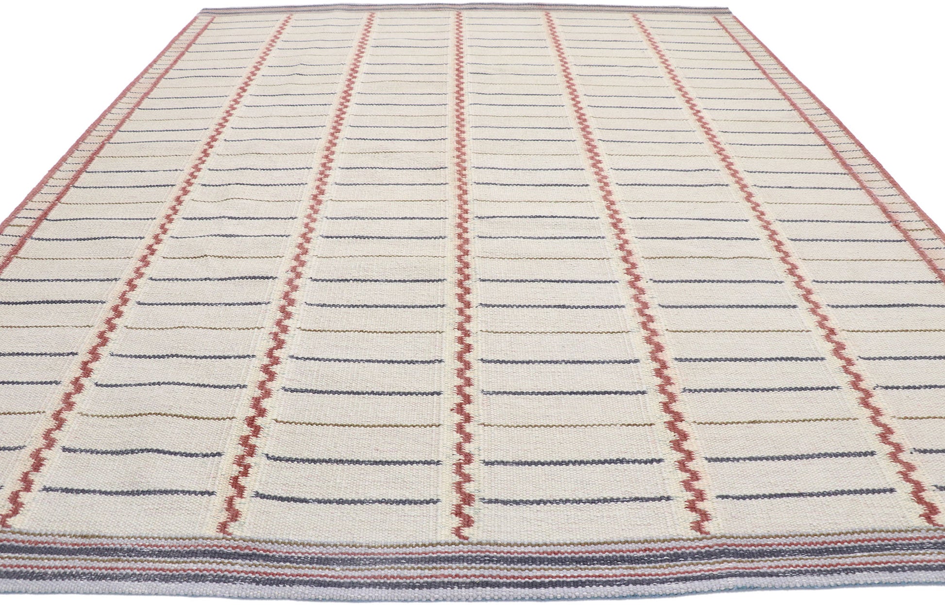 8 x 10 Swedish Inspired Kilim Rug 30657