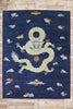 10 x 13 Contemporary Chinese Art Deco Dragon Rug 30661