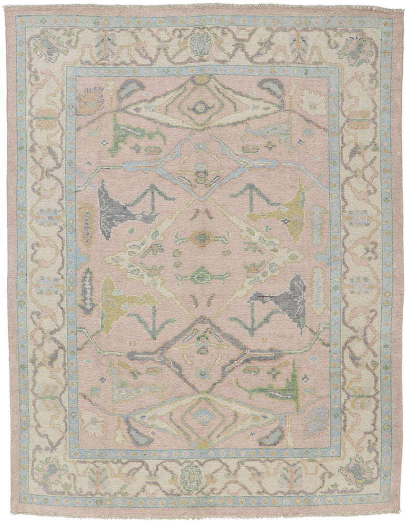 10 x 13 Contemporary Oushak Rug 80670