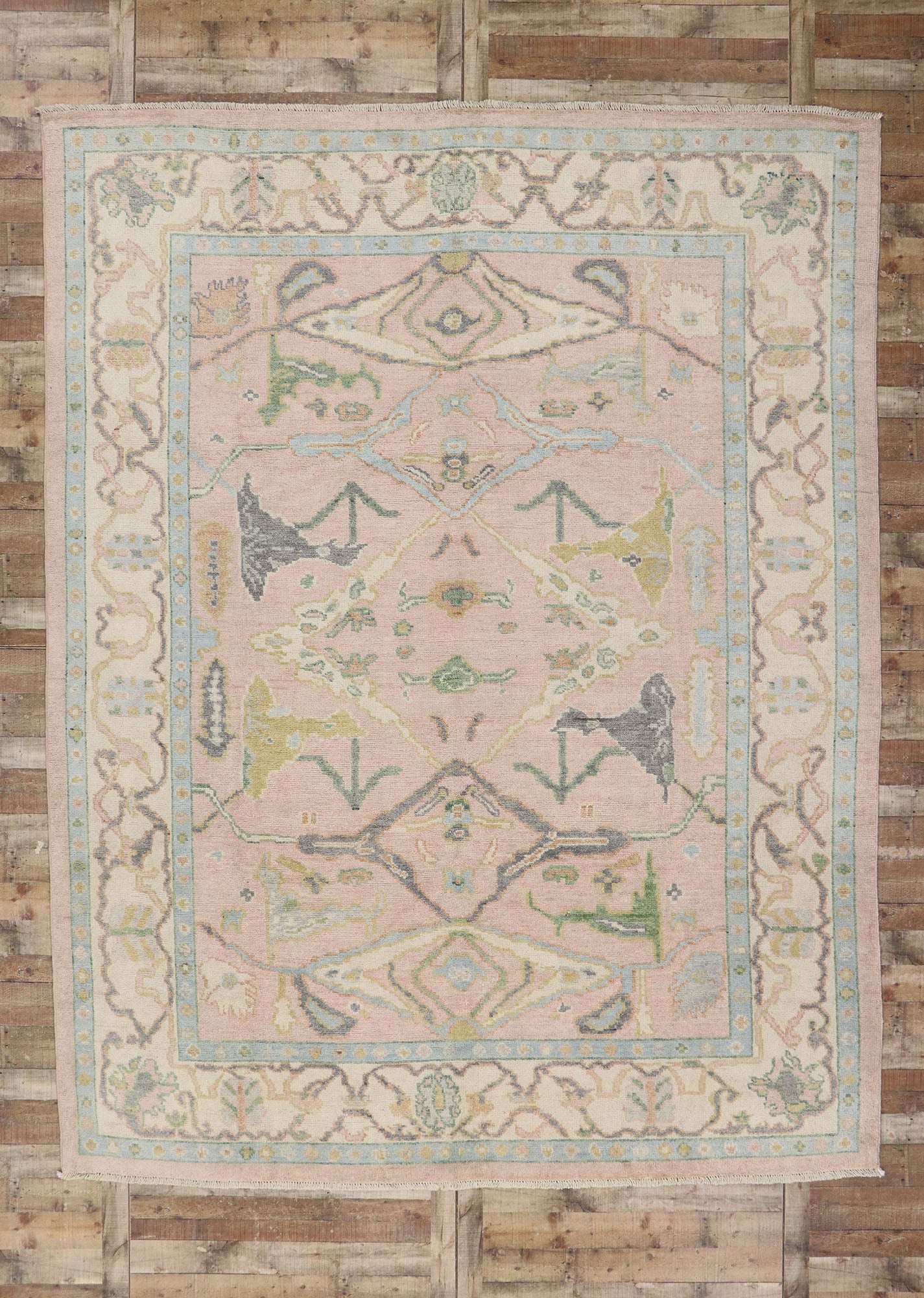 10 x 13 Contemporary Oushak Rug 80670