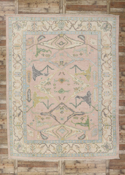 10 x 13 Contemporary Oushak Rug 80670