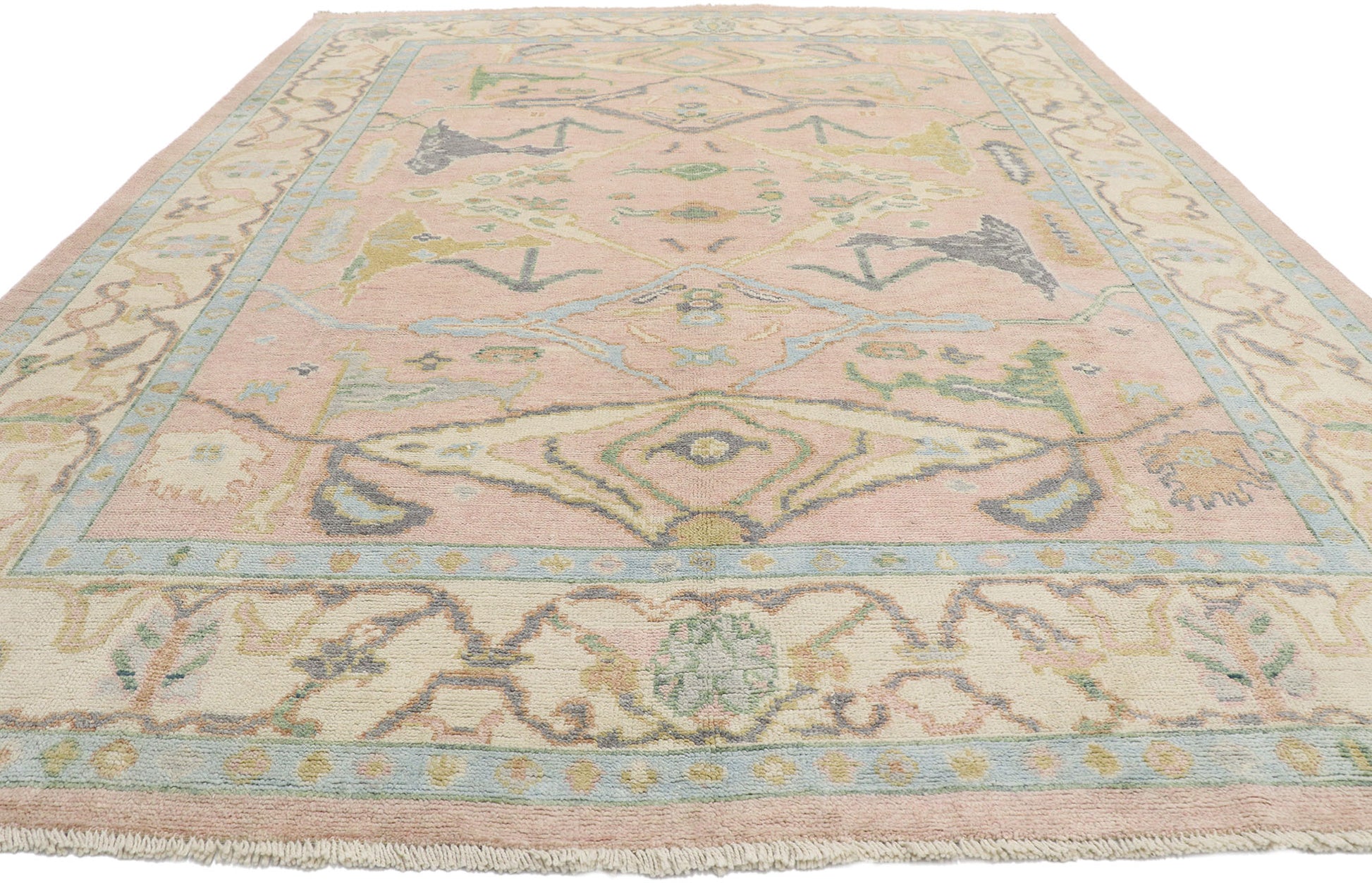 10 x 13 Contemporary Oushak Rug 80670
