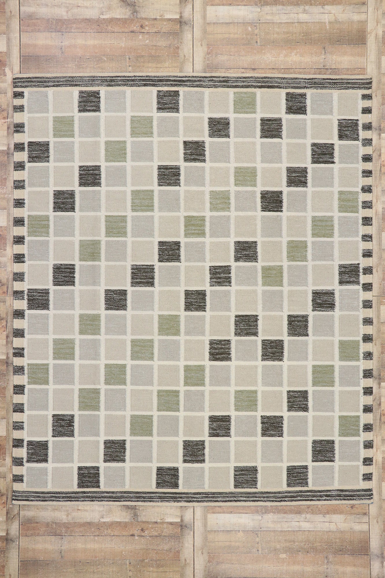 8 x 10 Swedish Inspired Kilim Rug 30665