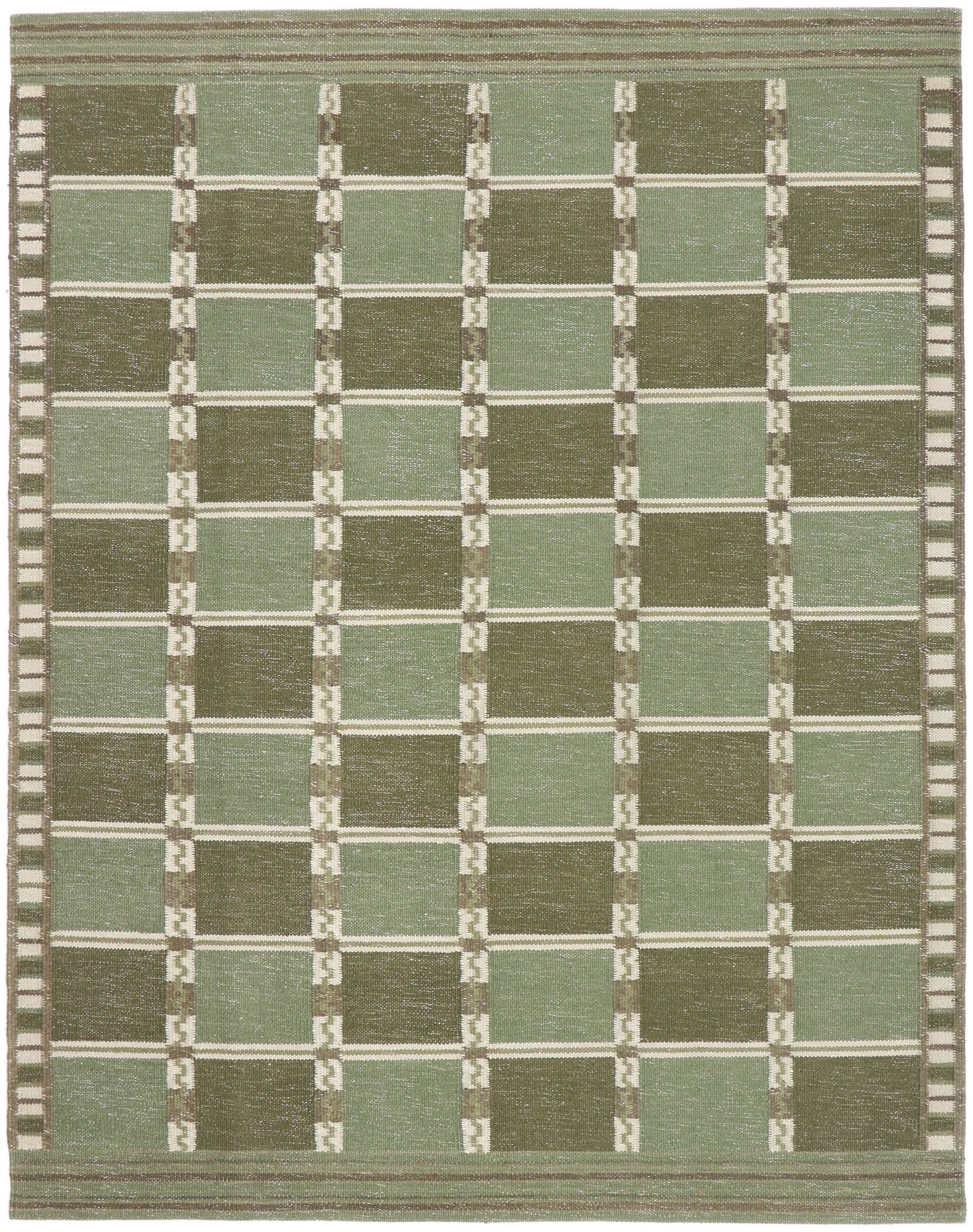 8 x 10 Swedish Inspired Kilim Rug 30669