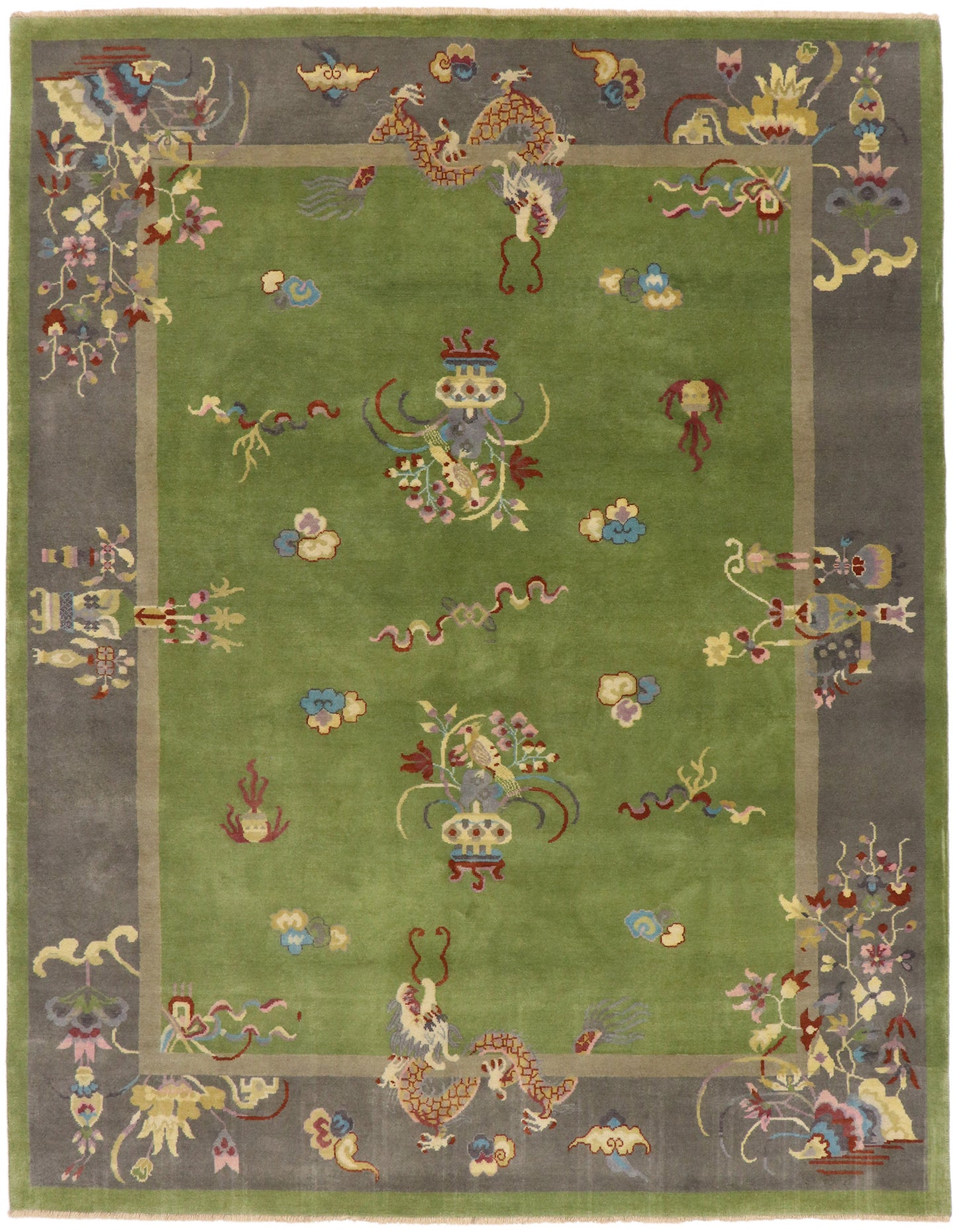 8 x 11 Contemporary Chinese Art Deco Rug 30670