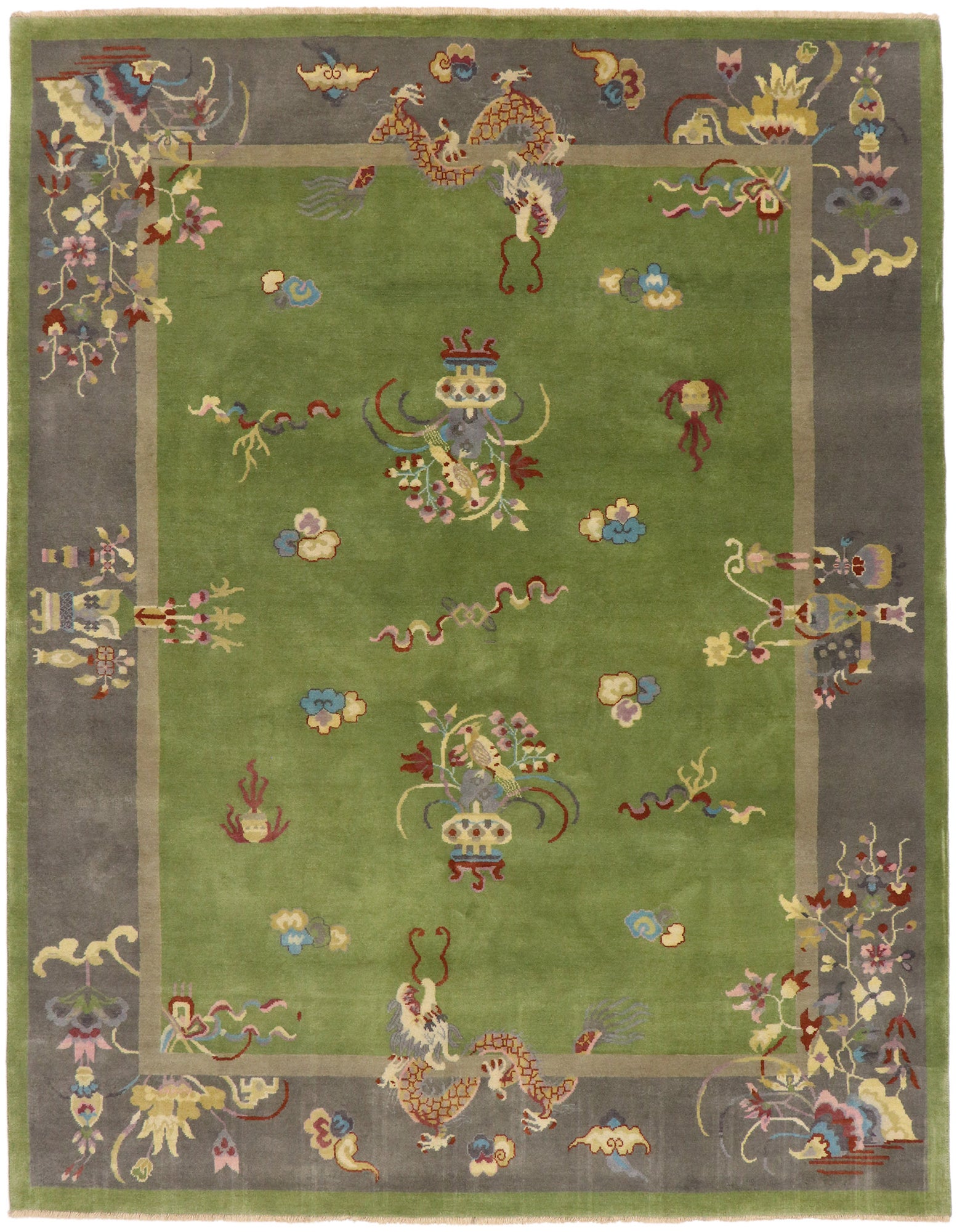 8 x 11 Contemporary Chinese Art Deco Rug 30670