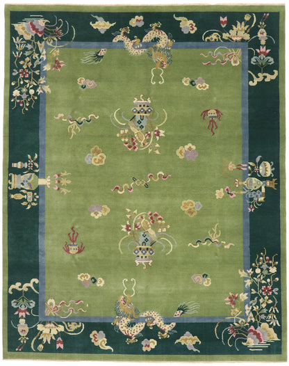 8 x 10 Contemporary Chinese Art Deco Rug 30671