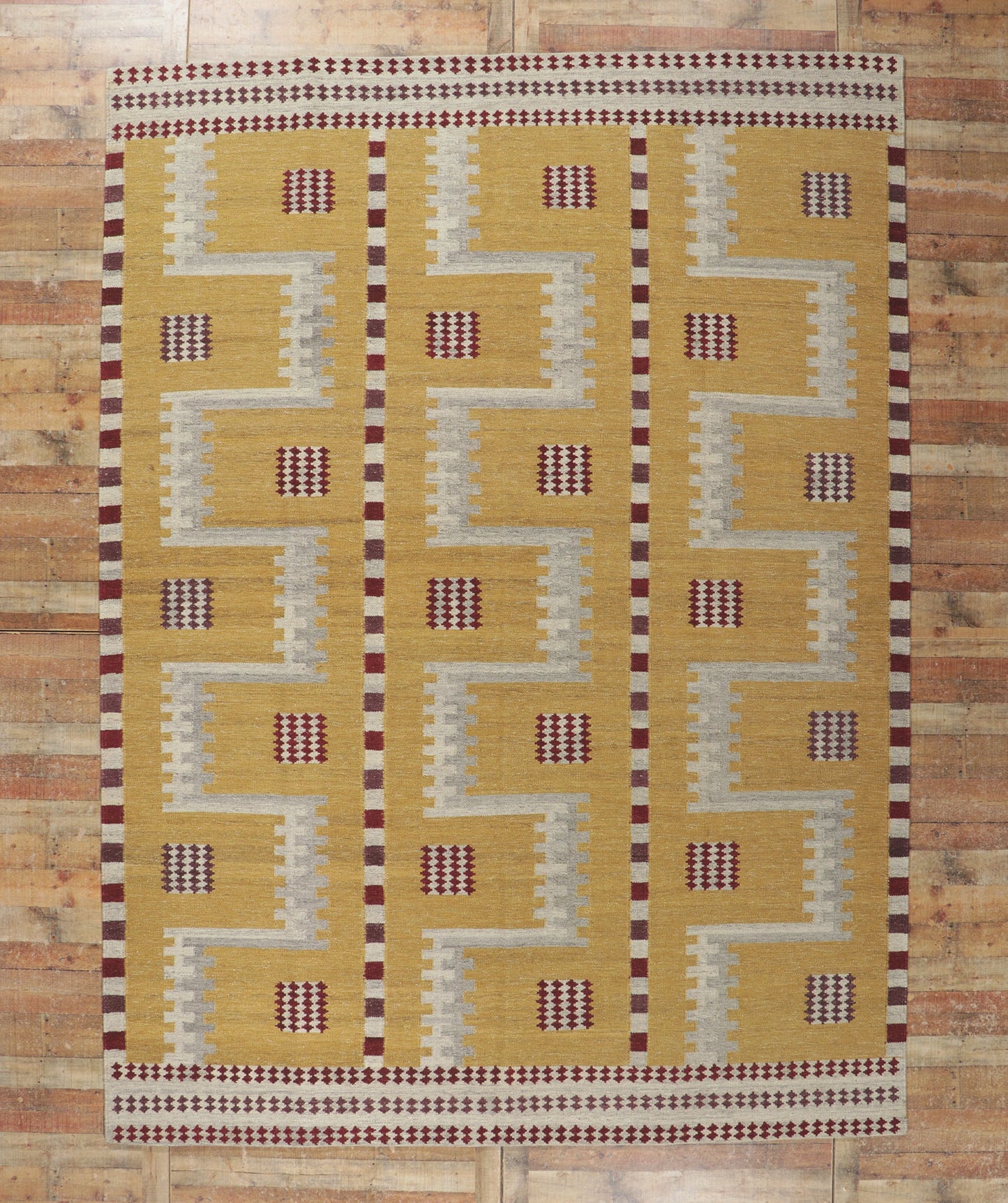 10 x 13 Swedish Inspired Kilim Rug 30673