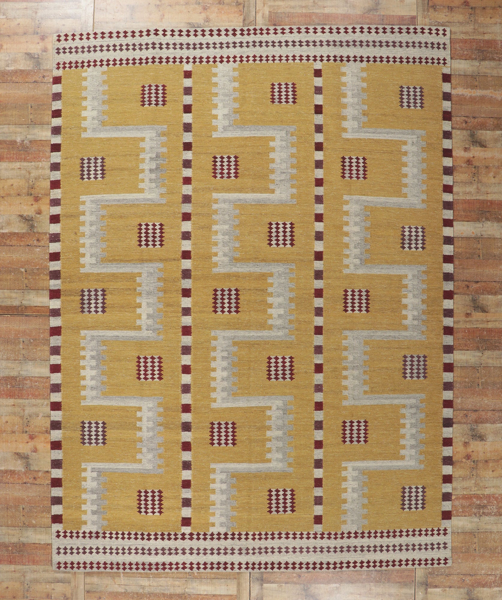 10 x 13 Swedish Inspired Kilim Rug 30673