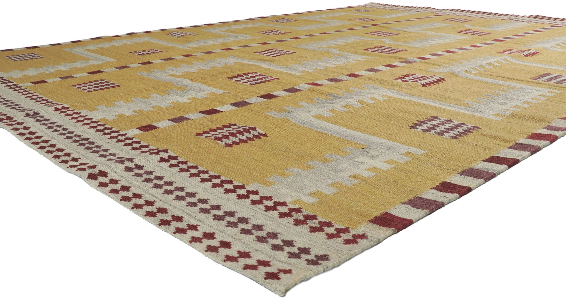 10 x 13 Swedish Inspired Kilim Rug 30673