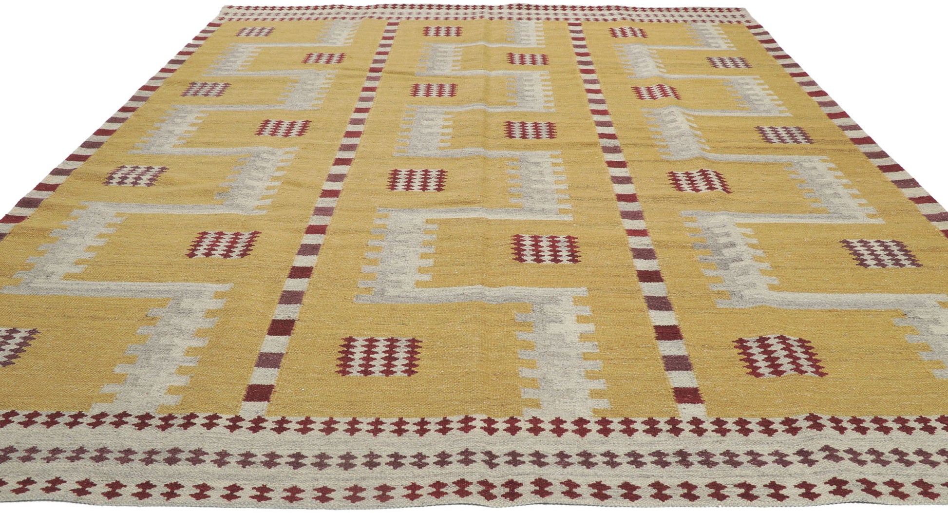 10 x 13 Swedish Inspired Kilim Rug 30673