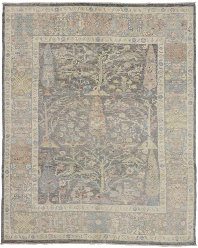 9 x 11 Contemporary Oushak Rug 80680