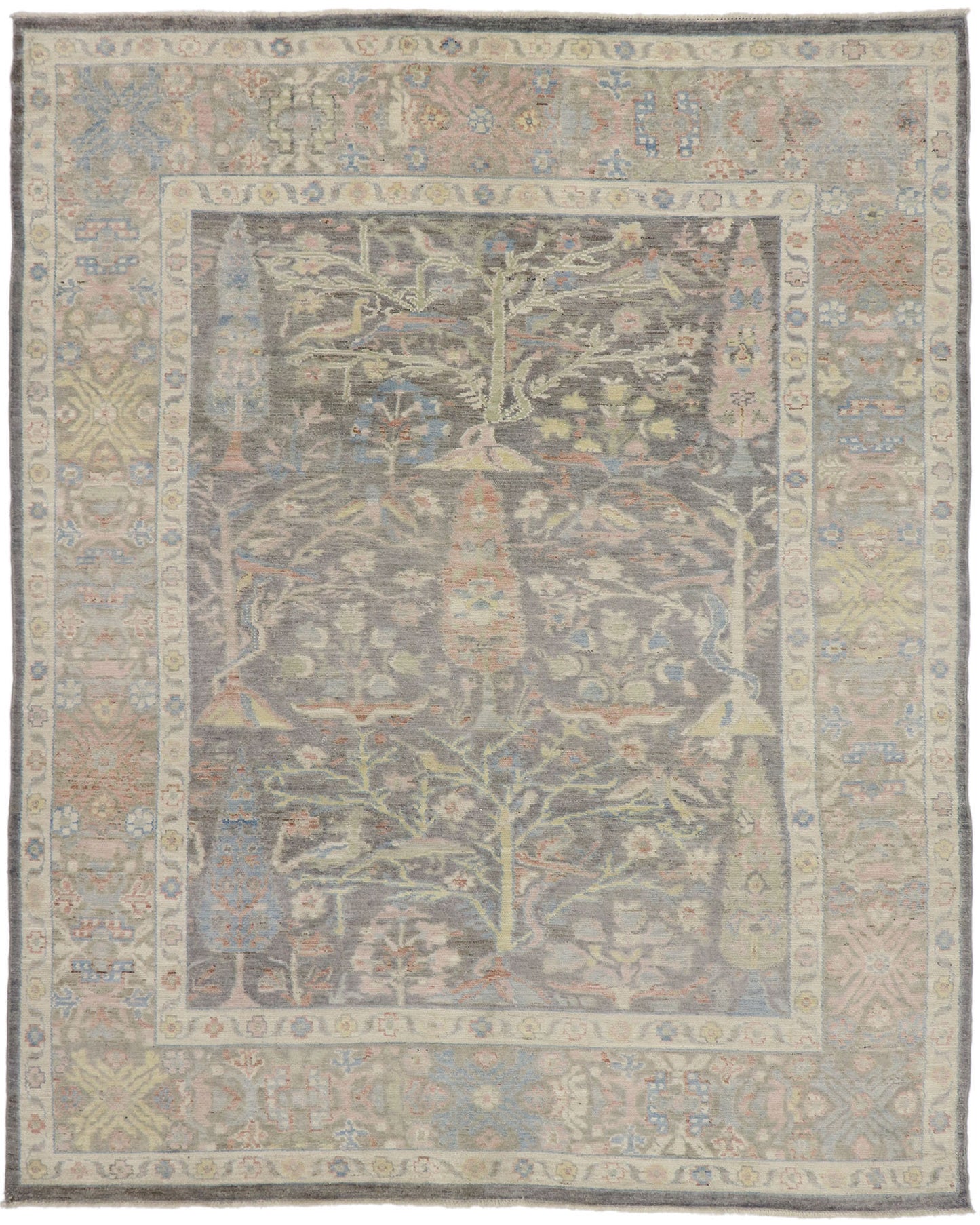 9 x 11 Contemporary Oushak Rug 80680
