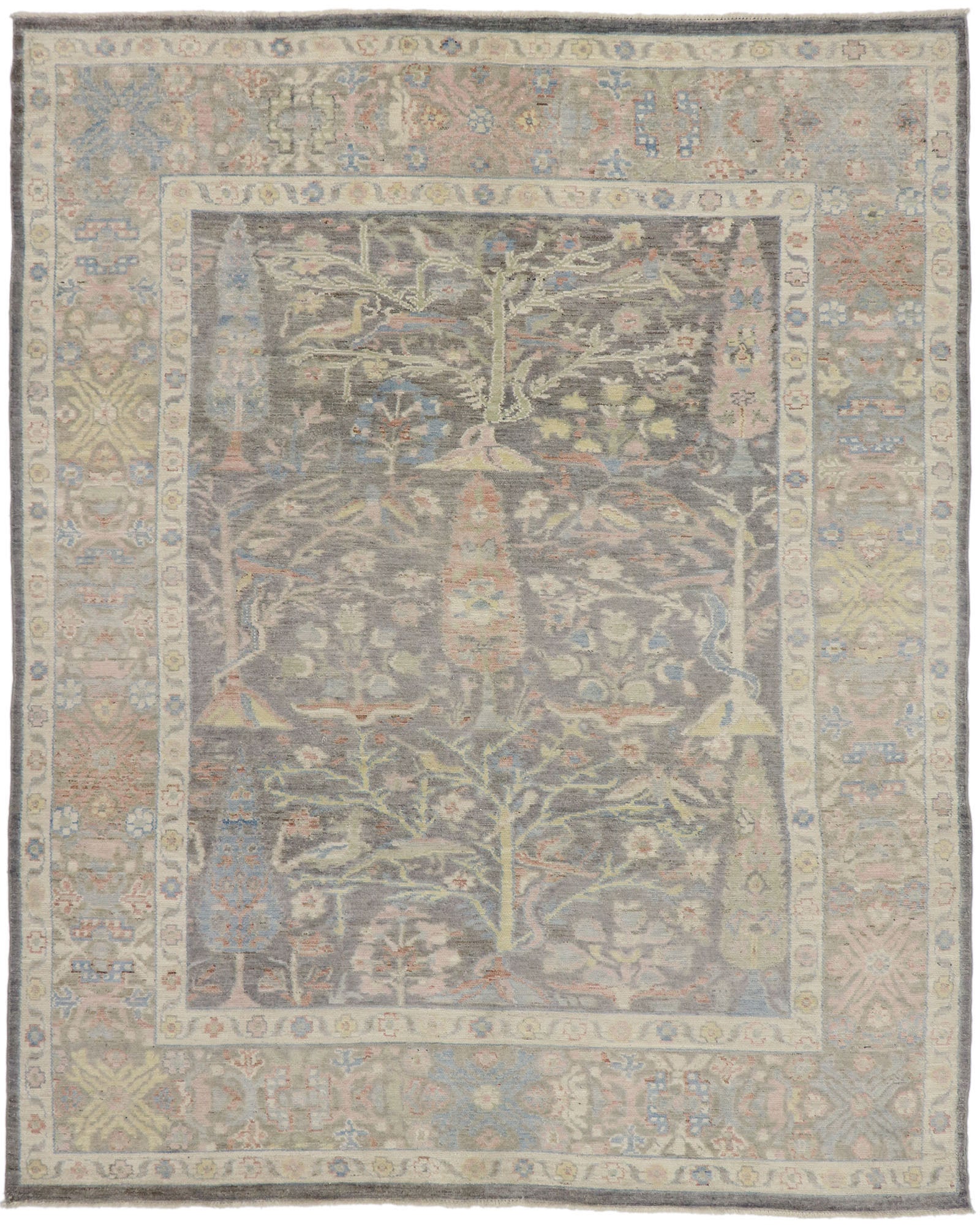 9 x 11 Contemporary Oushak Rug 80680