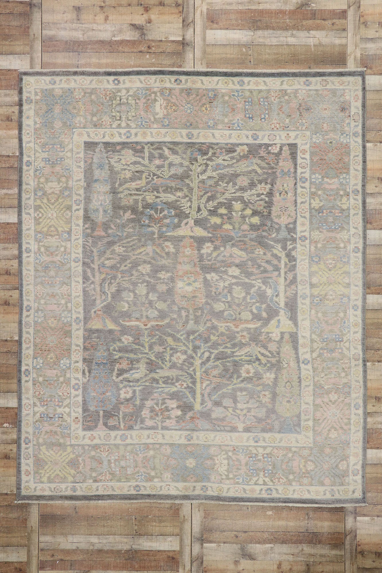 9 x 11 Contemporary Oushak Rug 80680
