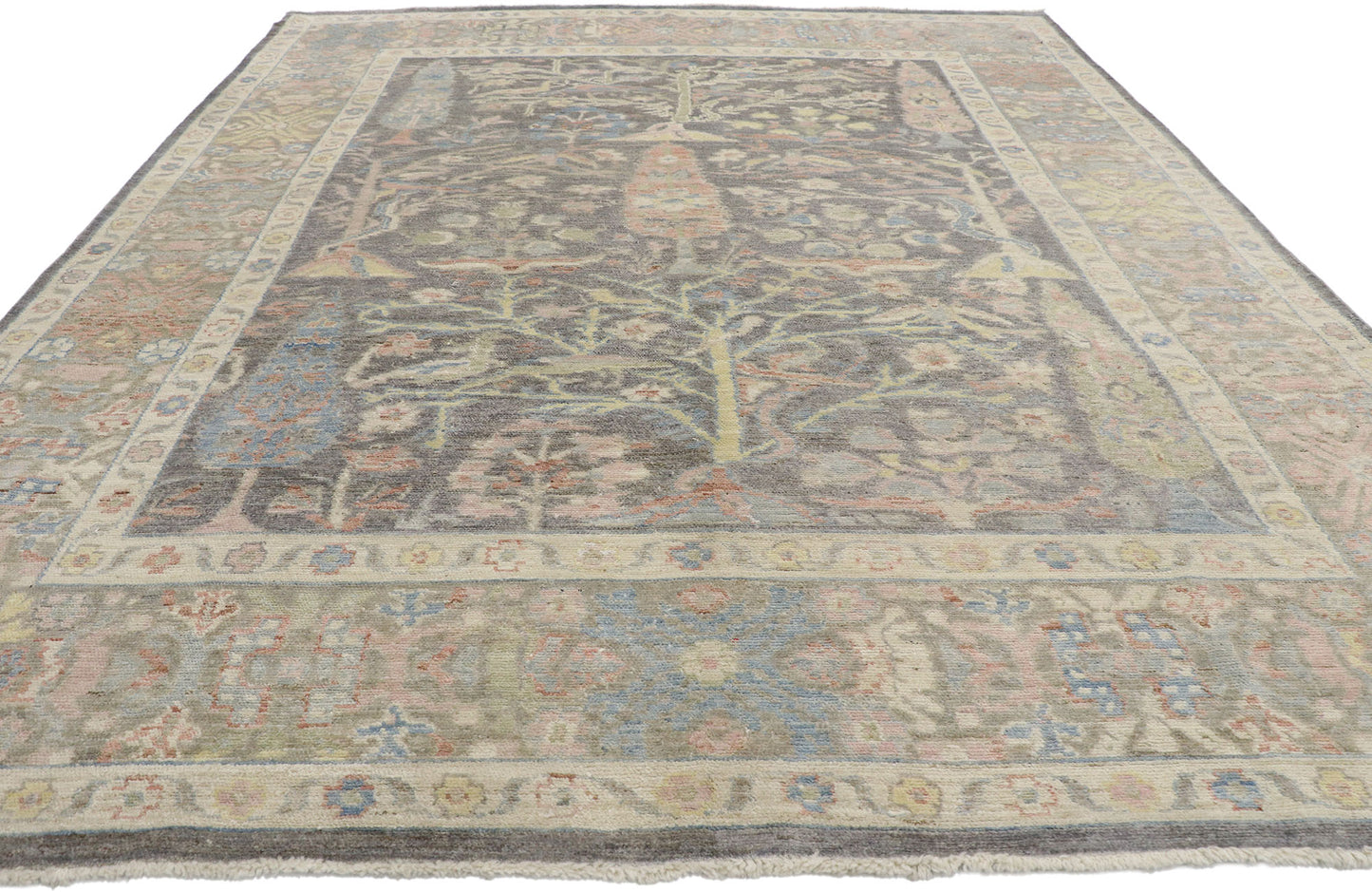 9 x 11 Contemporary Oushak Rug 80680