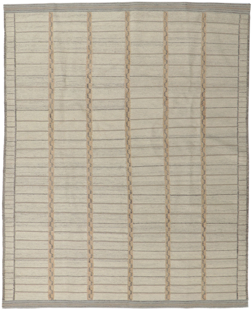 8 x 10 Scandinavian Modern Swedish Inspired Kilim Rug 30675