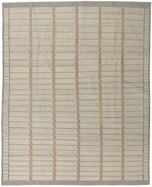 8 x 10 Scandinavian Modern Swedish Inspired Kilim Rug 30675
