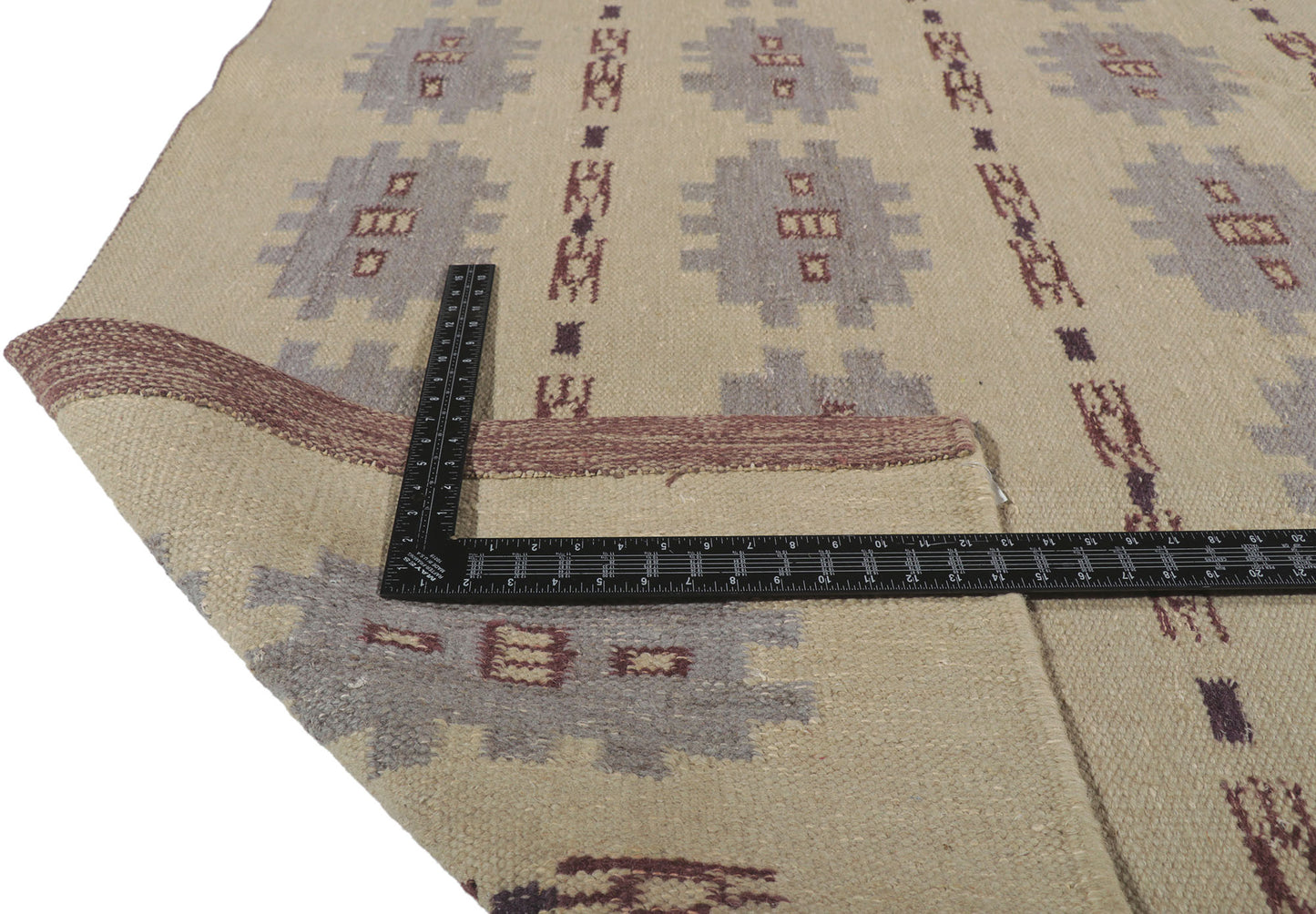 9 x 12 Scandinavian Modern Swedish Inspired Kilim Rug 30677