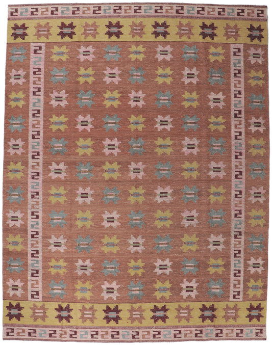 10 x 13 Swedish Inspired Kilim Rug 30681