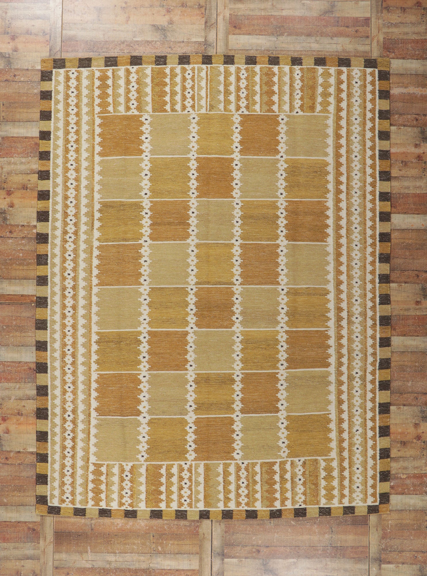 9 x 12 Swedish Inspired Kilim Rug 30682