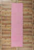 3 x 12 Swedish Inspired Pink Kilim Rug 30690