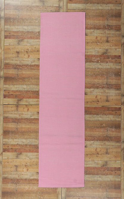 3 x 12 Swedish Inspired Pink Kilim Rug 30691