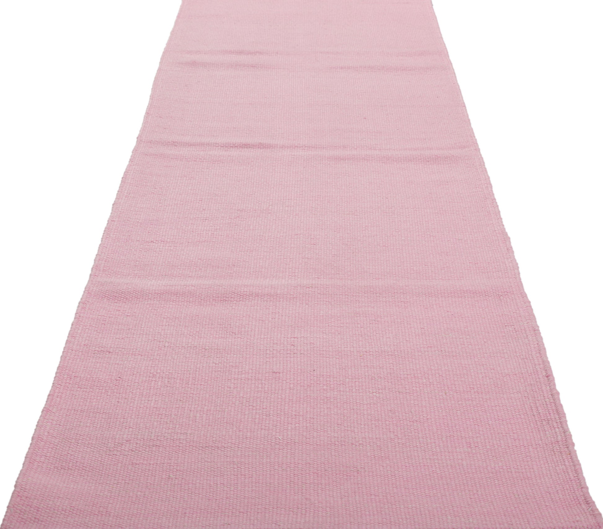 3 x 12 Swedish Inspired Pink Kilim Rug 30691