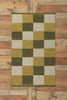 3 x 5 Swedish Inspired Checkered Kilim Rug 30703