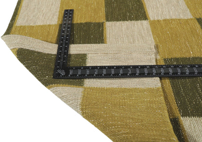 3 x 5 Swedish Inspired Checkered Kilim Rug 30704
