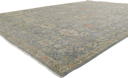 9 x 12 Contemporary Distressed Rug 30705