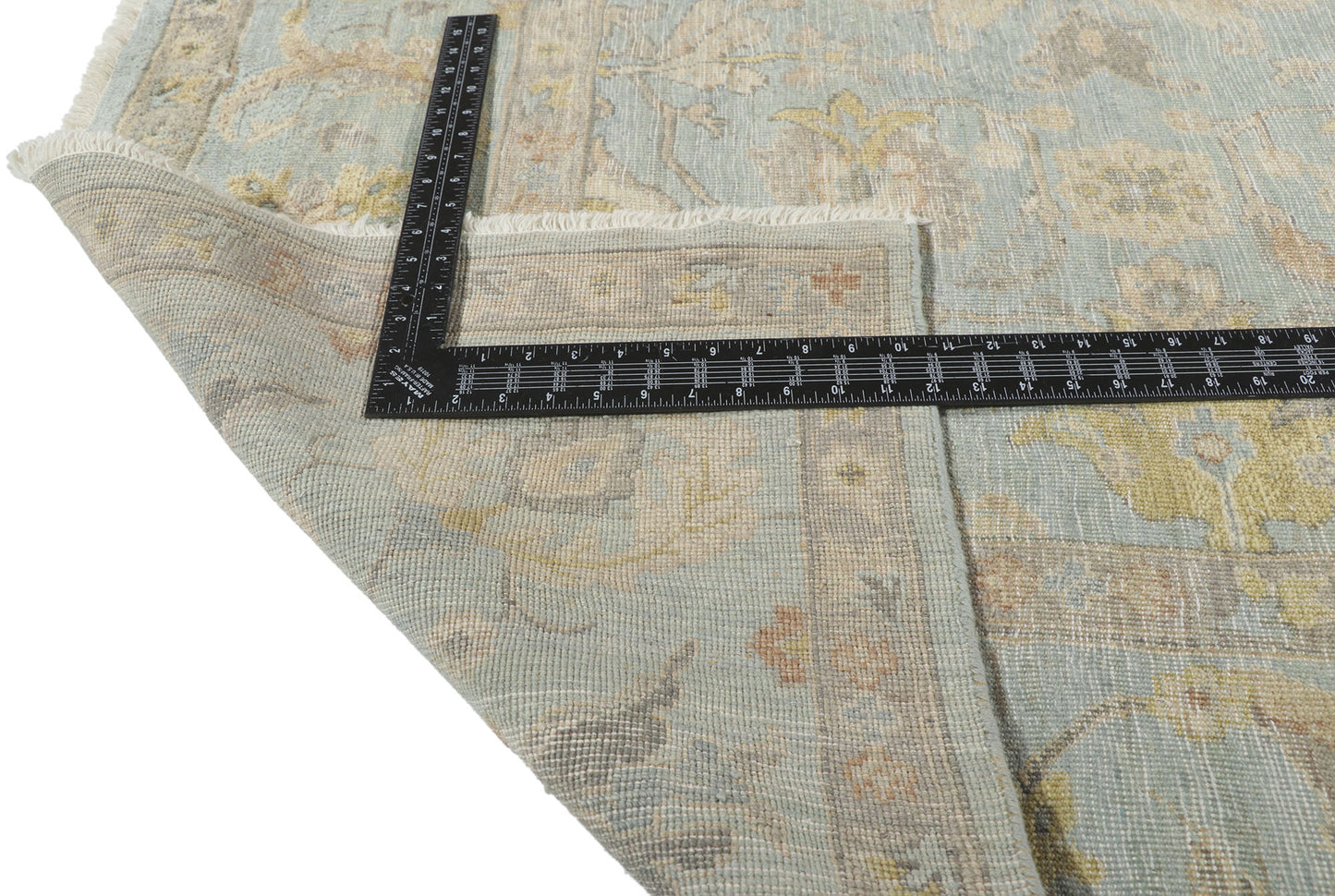 9 x 12 Modern Light Blue Oushak Rug 30707