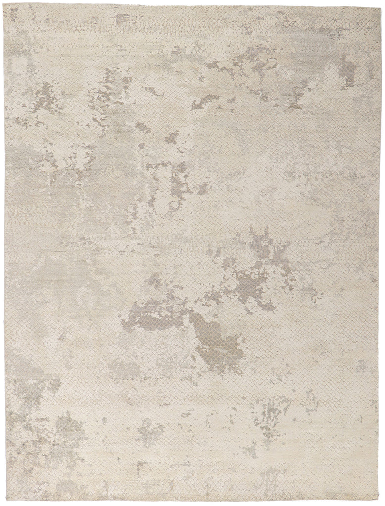 9 x 12 Contemporary Distressed Rug 30708
