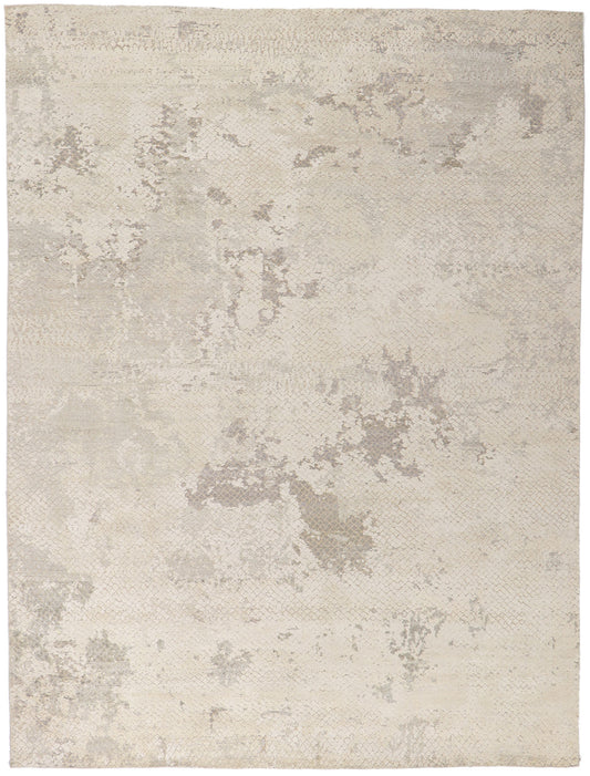 9 x 12 Contemporary Distressed Rug 30708
