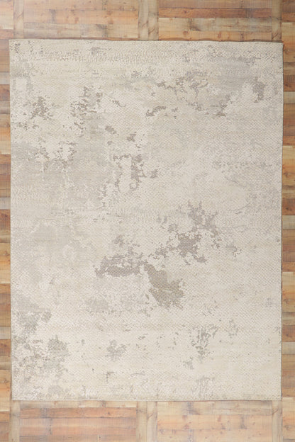 9 x 12 Contemporary Distressed Rug 30708