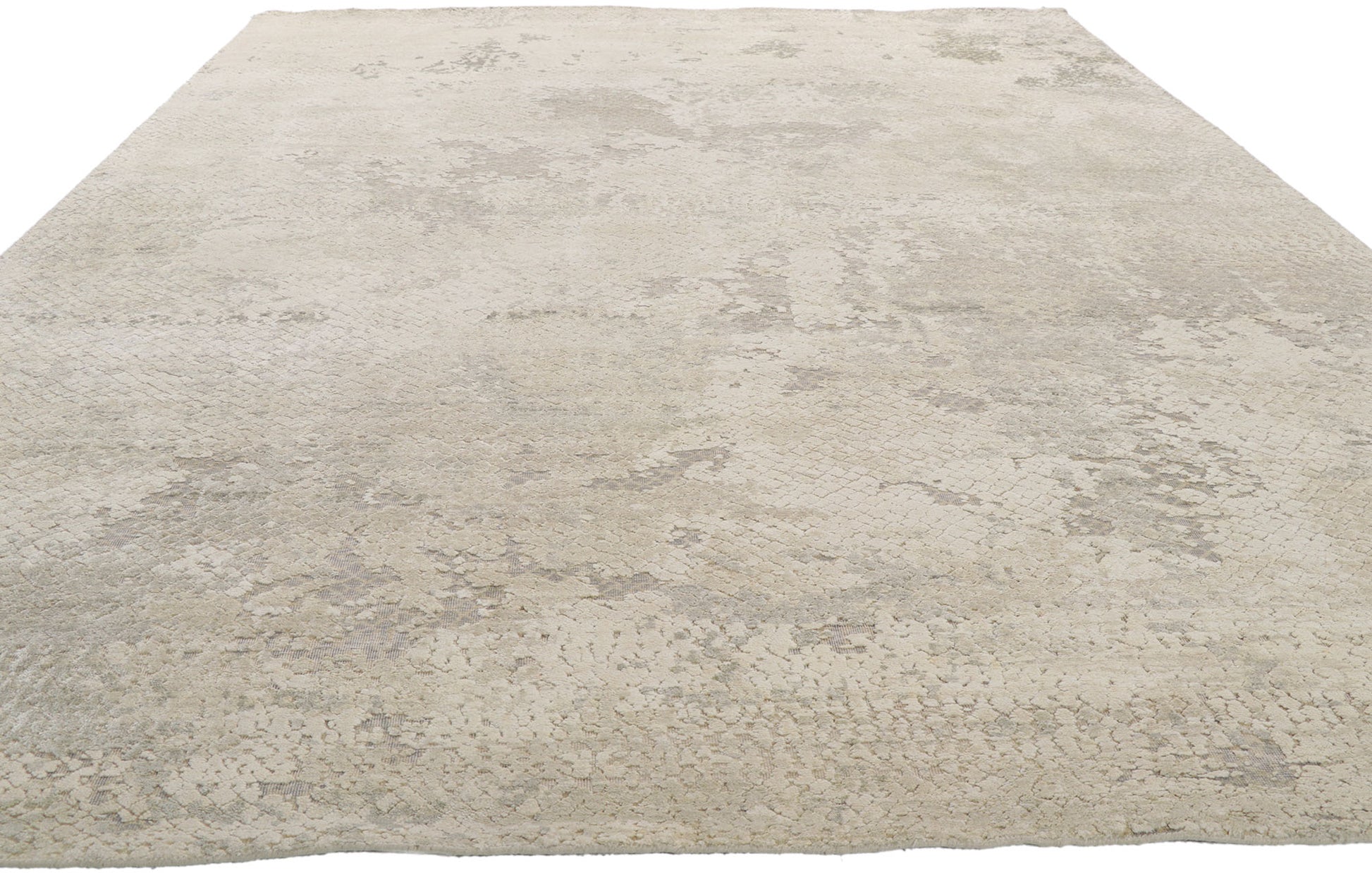 9 x 12 Contemporary Distressed Rug 30708