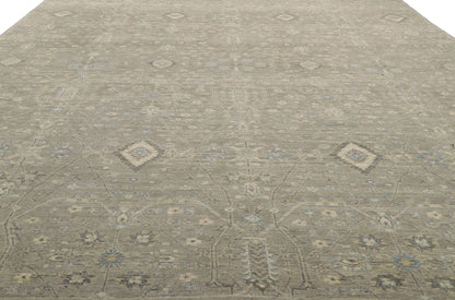9 x 14 Vintage-Inspired Distressed Rug 30712