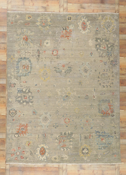 9 x 12 Vintage-Inspired Oushak Rug 30716