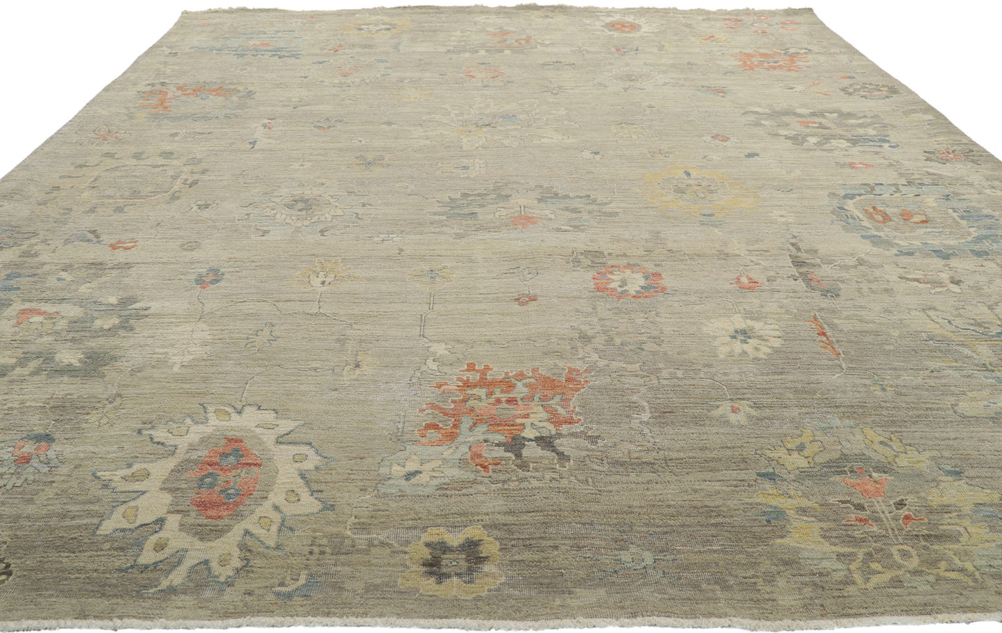 9 x 12 Vintage-Inspired Oushak Rug 30716