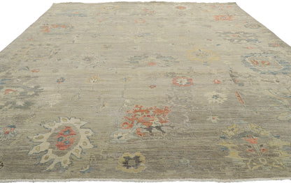 9 x 12 Vintage-Inspired Oushak Rug 30716