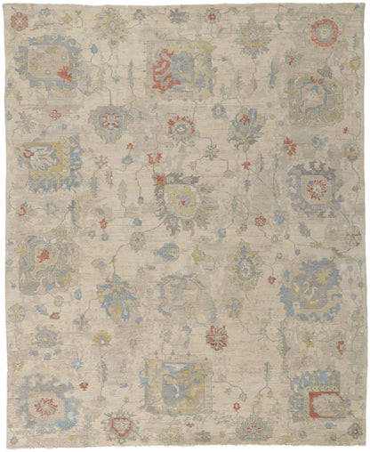 8 x 10 Vintage-Inspired Oushak Rug 30720