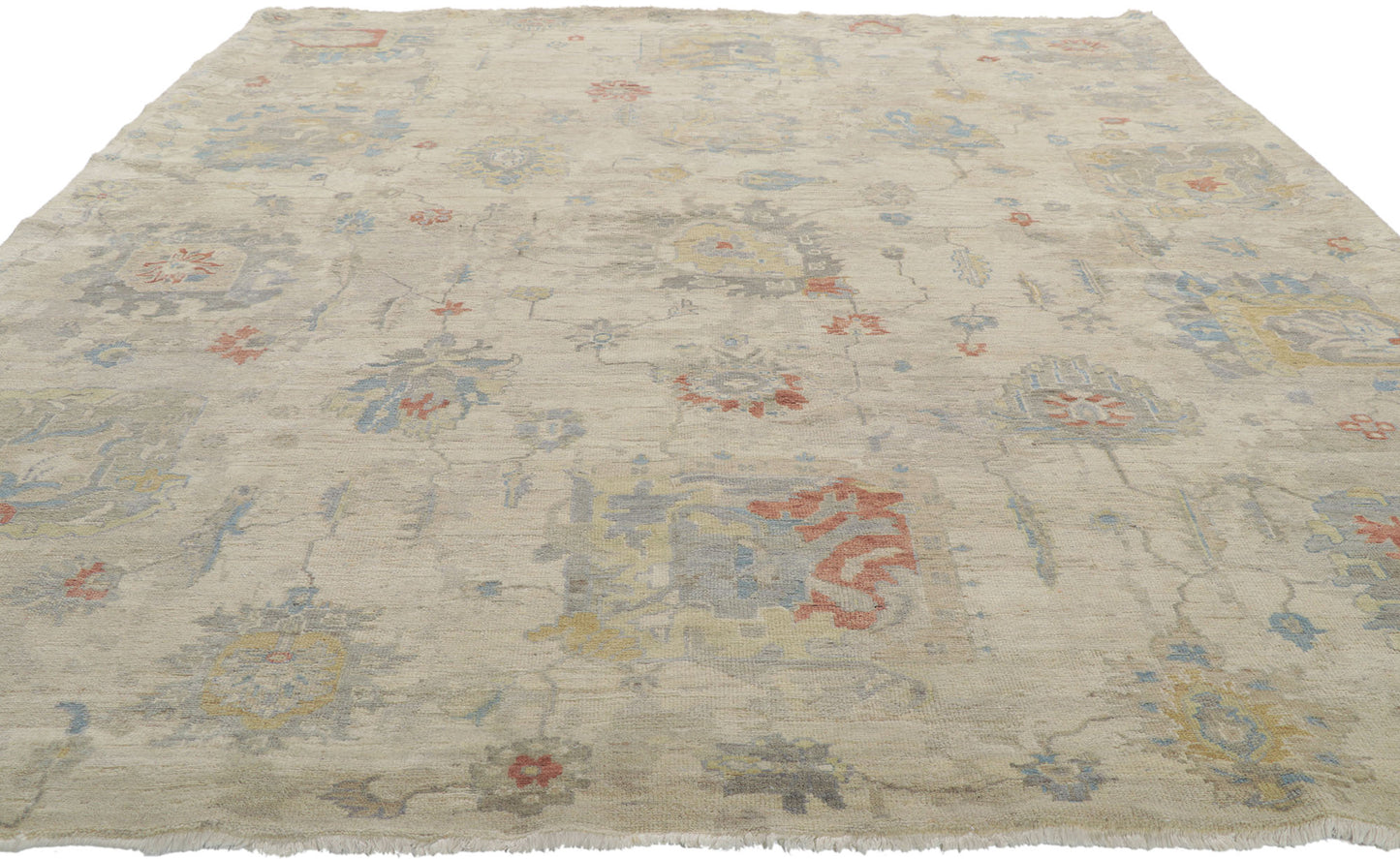 8 x 10 Vintage-Inspired Oushak Rug 30720