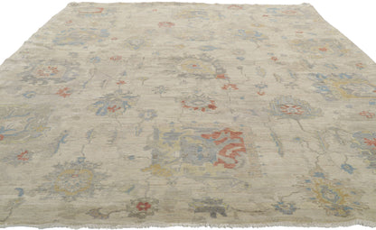 8 x 10 Vintage-Inspired Oushak Rug 30720