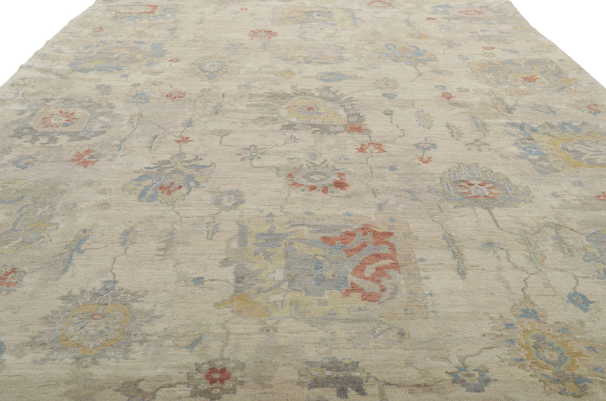 8 x 10 Vintage-Inspired Oushak Rug 30720