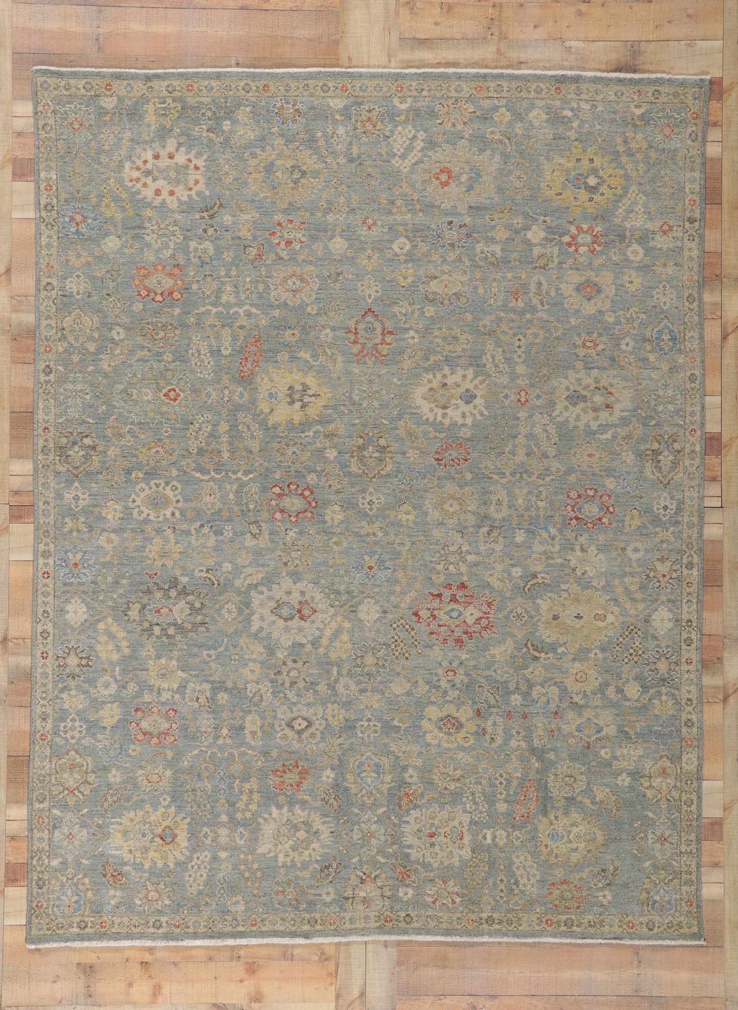 8 x 10 Vintage-Inspired Oushak Rug 30721
