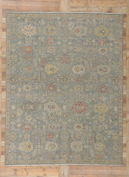 8 x 10 Vintage-Inspired Oushak Rug 30721